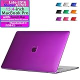 iPearl mCover Hard Shell Case for new Late-2016 15-inch Model A1707 MacBook Pro (with 15.4" Retina D