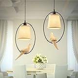 e14 modern creative bird pendant light restaurant living room