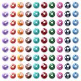 ファイニエ ビーズ 6mm 丸 1000個 ミックス フェイクストーン 手芸 アクセサリー ハンドメイド パーツ BD2984