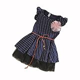子供ドレス キッズワンピース 女の子 ガールズブルー ベルト付き誕生日 クリスマス 入学 卒業 発表会 結婚式 七五三 お呼ばれ