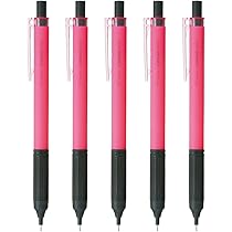 KLLISRE シャープペンシル 5本セット ピンク トンボ鉛筆（Tombow） シャープペンシル モノグラフ 0.5mm