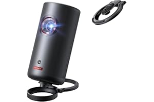 Anker Nebula Capsule 3 Laser & 公式プロジェクタースタンド（レーザー 小型 Google TV搭載 モバイル プロジェクター とスタンドセット）【家庭用 フルHD Netflix対応 300ANSI ルーメン 大画面 天