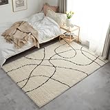 グラムスタイル ラグ カーペット ウィルトン織 1.5畳 133x190cm トルコ製 北欧 モダン ナチュラル オールシーズン ティル ルエル アイボリー