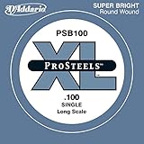 D'Addario ダダリオ ベース用バラ弦 プロスティール .100 PSB100 【国内正規品】