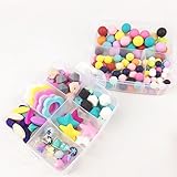 Mamimami Home 噛がため　おしゃぶり　シリコン　DIY アクセサリーセット 二組 タイプ B