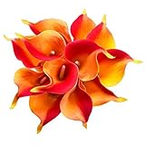 SMYLLS カラーブライダルウエディングブーケ 本物そっくりのラテックス 環境に優しい無臭人工花 Artificial Flowers