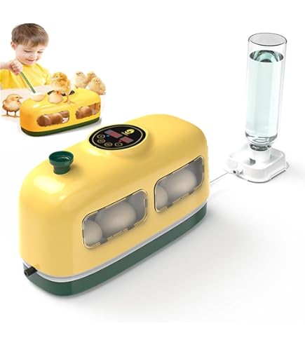 Amazon | HARCOTY 自動孵卵器 インキュベーター 小型孵卵器 10個入卵