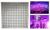 45W 225LED 植物育成ライト LEDパネル 水耕栽培ランプ パネルライト 植物育成 室内栽培 日照不足解消 園芸 プラントライト 吊り下げ用フック付き