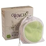 Washable Organic Bamboo Nursing Pads by Momcabi