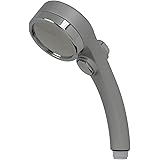 カクダイ(KAKUDAI) 浄水ストップシャワーヘッド リラージ 357-916-S プラチナシルバー