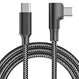 Ottocast OttoAibox P3 用 Type-C to Type-C ケーブル L型 急速充電 高速データ対応 オットキャスト 互換 接続ケーブル (2m)