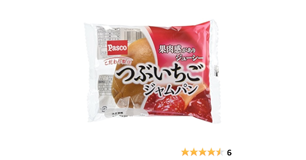 Amazon Co Jp つぶいちごジャムパン 到着日 2日 賞味 消費期限保証 食品 飲料 お酒