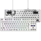 Pulsar Gaming Gears PCMK メカニカル ゲーミング キーボード TKL JIS 日本語配列 ホットスワップ 80% 91キー カスタマイズ【国内正規品】 (Kailh Midnight Silent リニア, White)