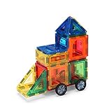 子供の知力を育てるプレイ・メイティ 24ピース マグネット ビルディング ブロック おもちゃ 知育 玩具 磁石 くっつくブロック 積み木 プレイルーム ギフト プレゼント 誕生日 クリスマス お年賀 