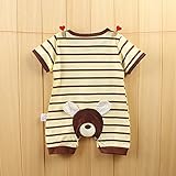 SAKUTANE（JP)ロンパース 前開き カバーオール 純綿 赤ちゃん用 夏 半袖ショート ギフト着脱やすい 快適 高級質