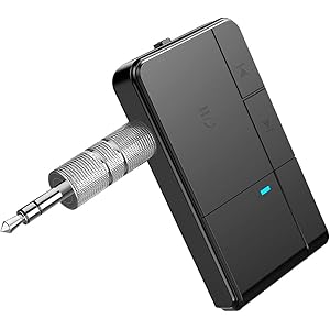 GTRACING レシーバー 3.5mm オーディオ 送信機 2台同時接続 低延遅 高音質 車載 AUX カーオーディオ…