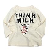 DENIM DUNGAREE テンジクTHINK MILK BABY TEE 1W白 BM(90)