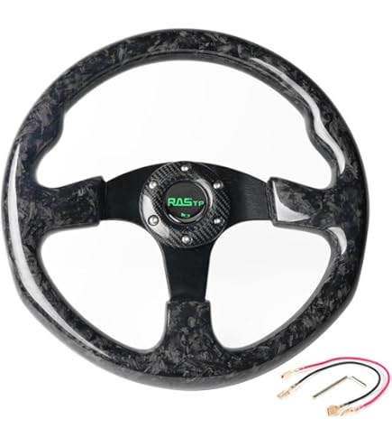 Amazon | LECARRA ステアリングホイール ハンドル ビレット アルミ