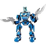 Plastic Toy Bricks 5-6-7 Years Old Boy Assembling Robot Intelligence Toy--B