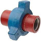 Dixon HU206200 Forged Steel Boss Fitting, Hammer Union with Mounted O-Ring, 2 Size, 2000 psi Pressur