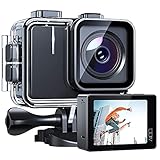 4K/30FPS A100 アクションカメラ 2000万画素 2インチタッチパネル 6軸EIS手ブレ補正 WiFi搭載 リモコン付け 40M