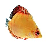 KOZEEY フィッシュ　ぬいぐるみ　つめた　動物　人形　ソフト　おもちゃ　枕　クッション　ギフト　ホーム　インテリア　全3スタイル - カラー2