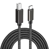 Eono(イオーノ) - プリンターケーブル, 1.5m USB Type C ケーブル プリンター高耐久性 ナイロン編み タイプCオス - タイプBオス (1.5m)