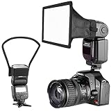 Neewer カメラスピードライトフラッシュソフトボックス リフレクターディフューザーキット DSLR カメラフラッシュ、Neewer TT560 TT850 TT860 NW561 NW670 VK750II フラッシュに対応