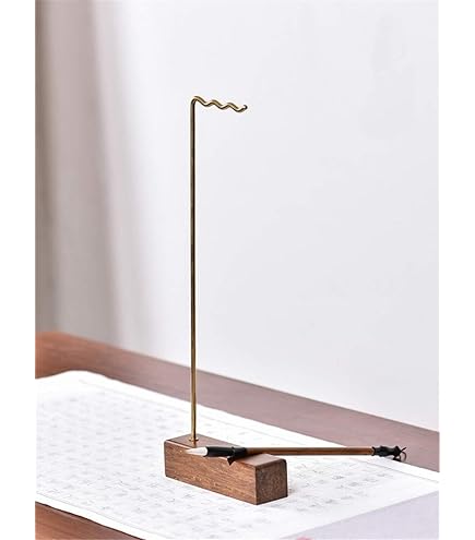 Amazon | 筆置き銅製 文鎮 置物 アクセサリ 書道用具 筆架 書道小物