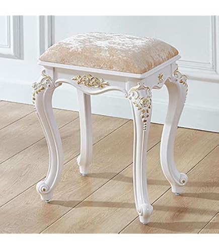 Amazon | クロシオ フランシスカ スツール ホワイト 幅50cm 完成