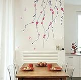 Pop Decors PT-0044-Va Beautiful Wall Decal Flowers [並行輸入品]
