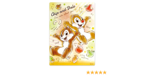 未開封品 ディズニー チップとデール 下敷き