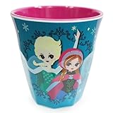 アナと雪の女王　メラミンカップ3 アナ＆エルサ（ブルー）