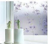 Generic Static cling! decoration peach blossom frosted glass window privacy film 60cm x 300cm