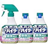 【まとめ買い】キッチン泡ハイター 最強漂白力タイプ 本体400ml ＋詰め替え 400ml 2個 セット