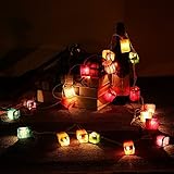 3M 20LEDs中国紙ランタンフェアリーストリングライトウェディングガーデンAC110-240V USプラグ