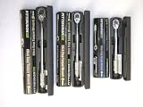 Pittsburgh Pro Reversible Click Type Torque Wrench Sizes 1/4-Inch, 3/8-Inch, 1/2-Inch, Set of 3 by P