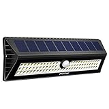 Mpow 77 led センサーライト 高輝度 ソーラーライト 3つ点灯モード 防水 屋外ライト 人感センサー 防犯ライト 太陽発電 自動点灯 防犯用 屋外照明 玄関 庭 駐車場 ガレージ 防災ライト