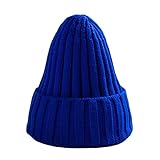 ligangam子供用 赤ちゃん用 ニット帽 ベビー キッズ 女の子 男の子 とんがりニット帽子 キャップ 児童 おしゃれ 冬帽子 柔らかい 暖かい (ブルー)