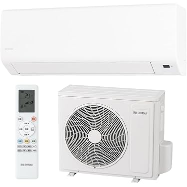 【決まりました】エアコン2.2kW  室外機セット‼️リモコン付き‼️【最終値下げ】 IRIS OHYAMA（アイリスオーヤマ） エアコン 6畳用 施工込 いたわりエコ