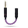 okcsc 変換ケーブル バランス接続ケーブル ジャック 変換 4.4mm 五極（オス）→ 3.5mm 三極（メス）8芯 10cm