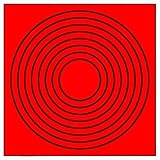 ユニット ゲージマーカー 446-85 円形赤