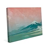 ターコイズTinted Fuji風景壁アートプリント 8x10 ABS0011341CAN08X10SXX