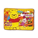 ディズニー あったか フリースブランケット 2枚組 (プー・黄)