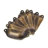 【ノーブランド 品】ドアハンドル ノブ　ドアノブ 装飾 引き出しつまみ 引き出し部品 手すり ネジ付き ドレッサー タンス キャビネット 食器棚　取っ手　１０個　＃3