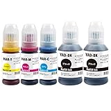 YAD (BK/ブラック)×2 + HAR (C/M/Y)【5本セット】【増量版】 最新 互換 インクボトル ヤドカリ ハリネズミ YADH