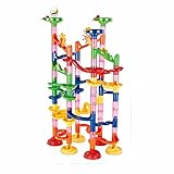 Marble Run Coaster迷路おもちゃ、sacow学習鉄道建設DIY Constructing迷路おもちゃ91pc