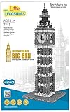 The Big Ben Architecture London England Building Brick-Click 1553 Piece Toy Set Click Together Build