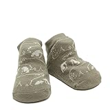 ampersand モノトーン動物柄BABYソックス ベージュ（BE） 10-12cm