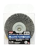 高儀 PRO ZONE ホイールワイヤーブラシ 軸付 鋼線 100mm
